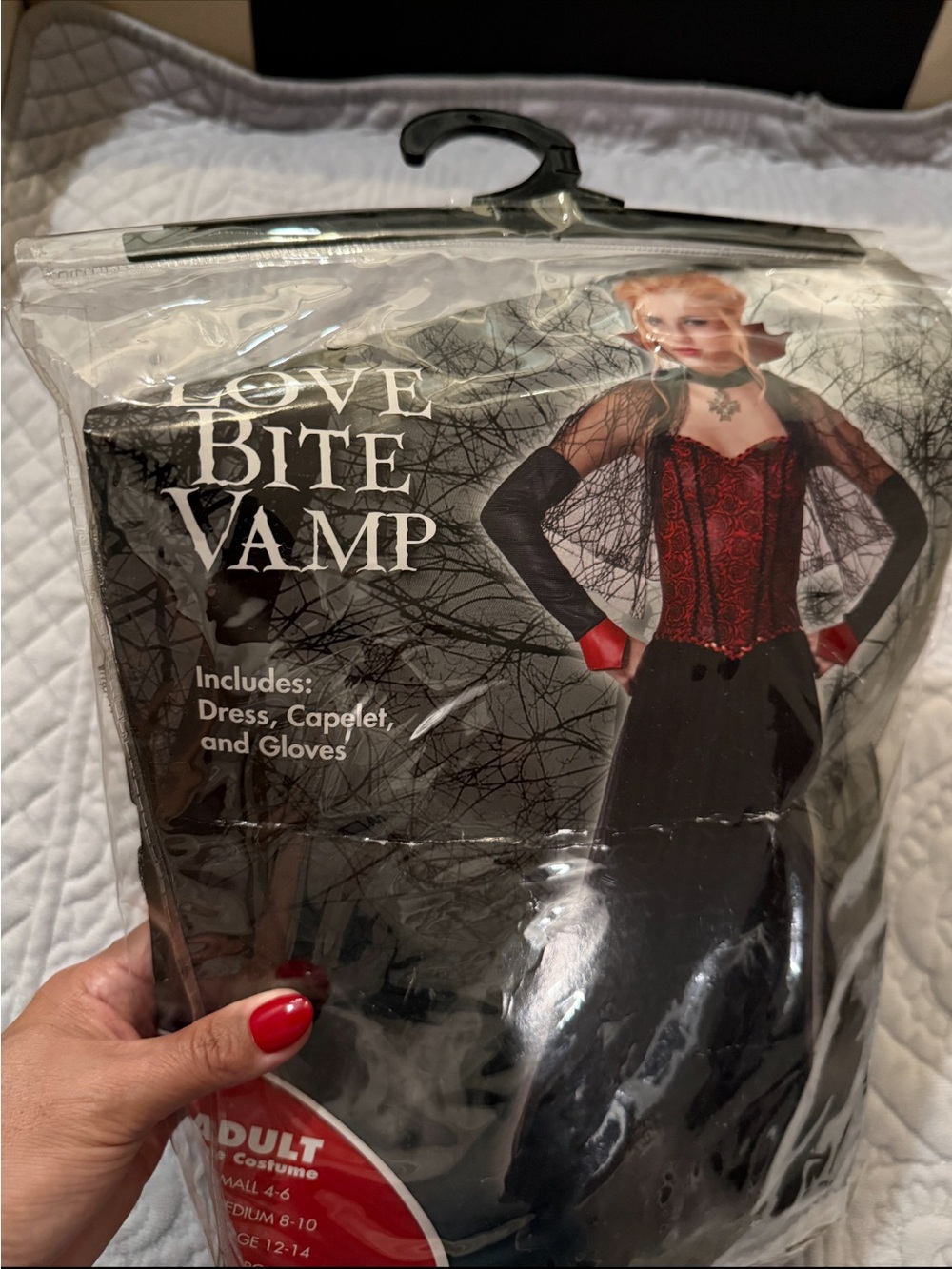 Spirit Love Bite Vamp Women's Red & Black Costume